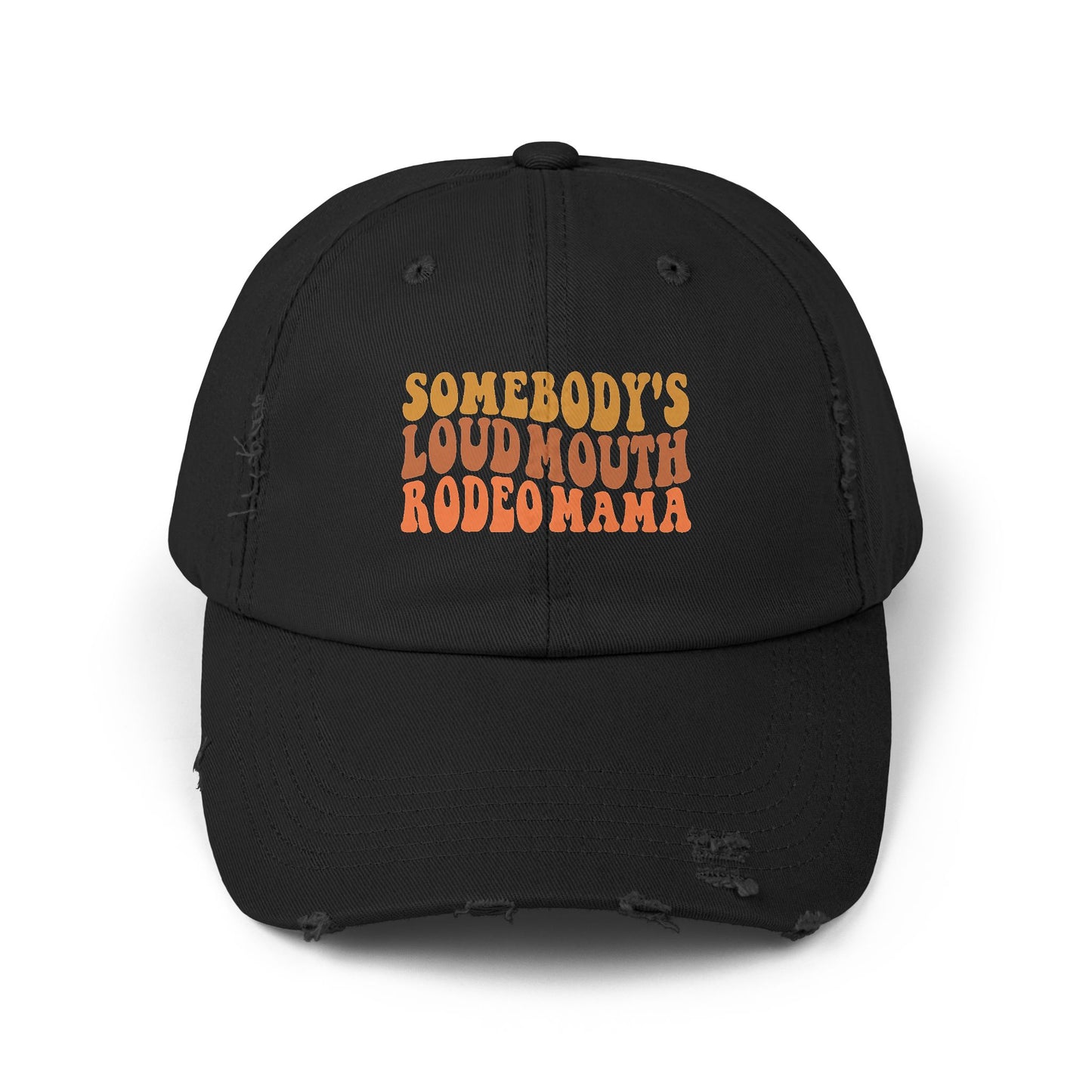 Loudmouth Rodeo Mama Distressed Cap