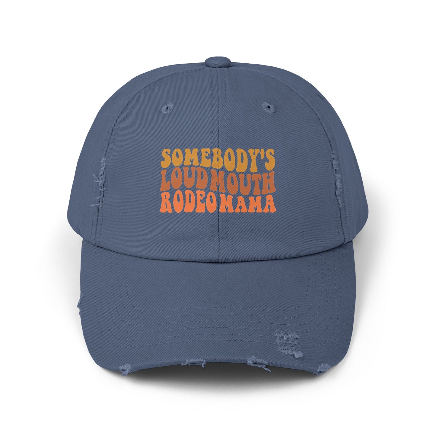 Loudmouth Rodeo Mama Distressed Cap