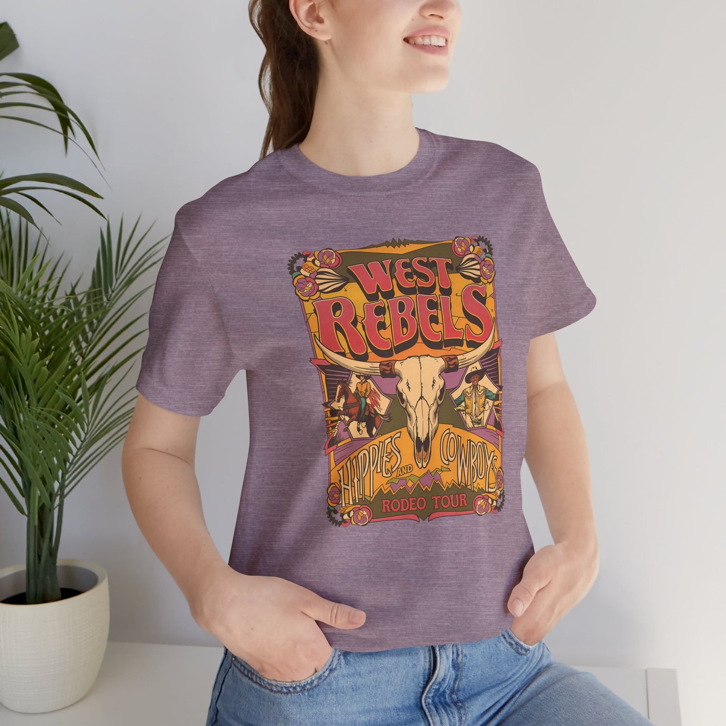West Rebels Hippies & Cowboys T-Shirt
