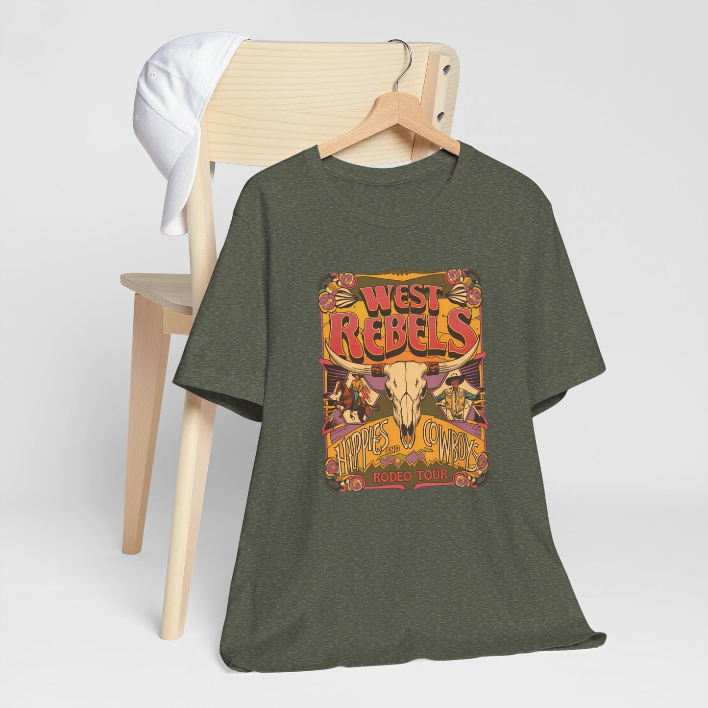 West Rebels Hippies & Cowboys T-Shirt