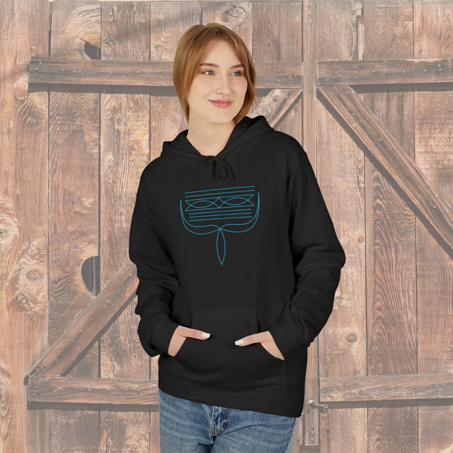 Western Boot Stitch Hoodie