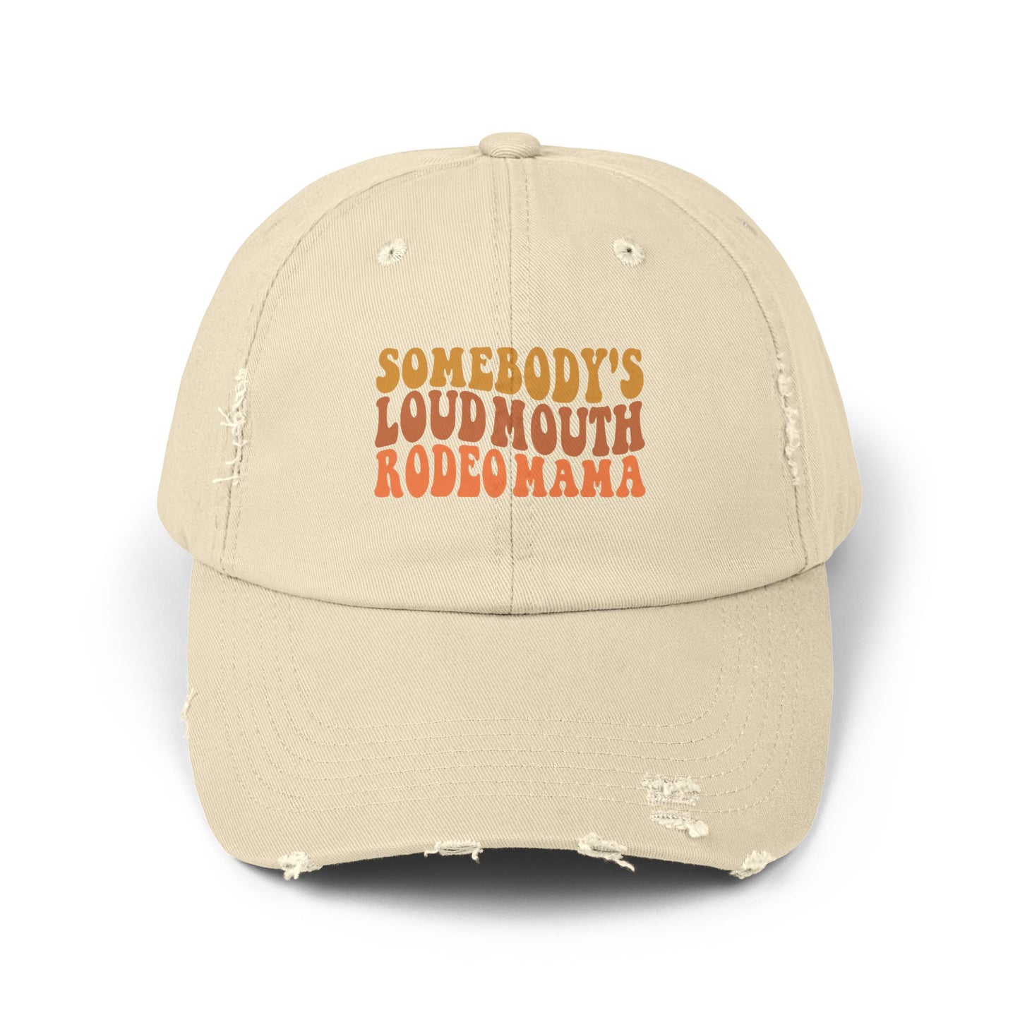Loudmouth Rodeo Mama Distressed Cap
