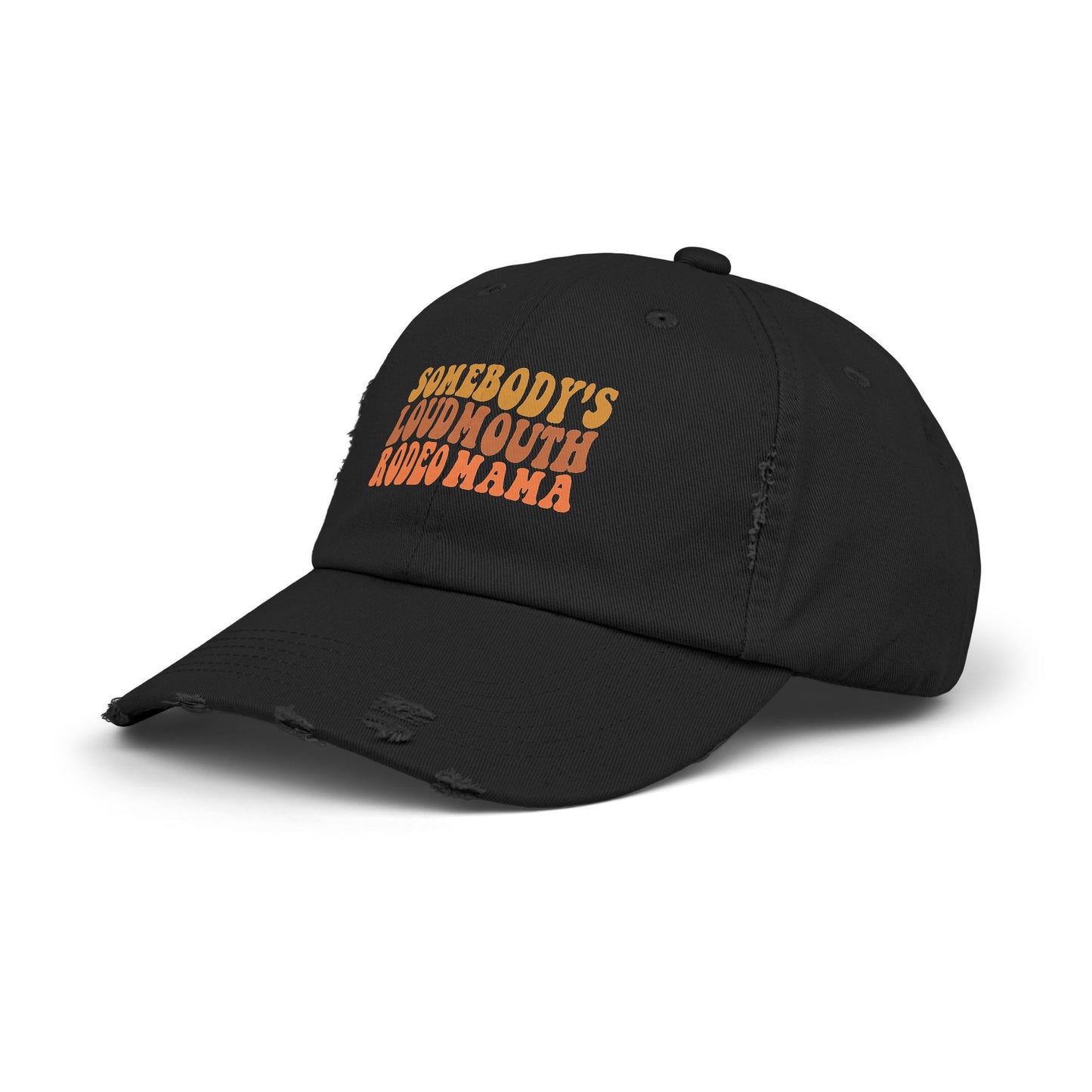 Loudmouth Rodeo Mama Distressed Cap
