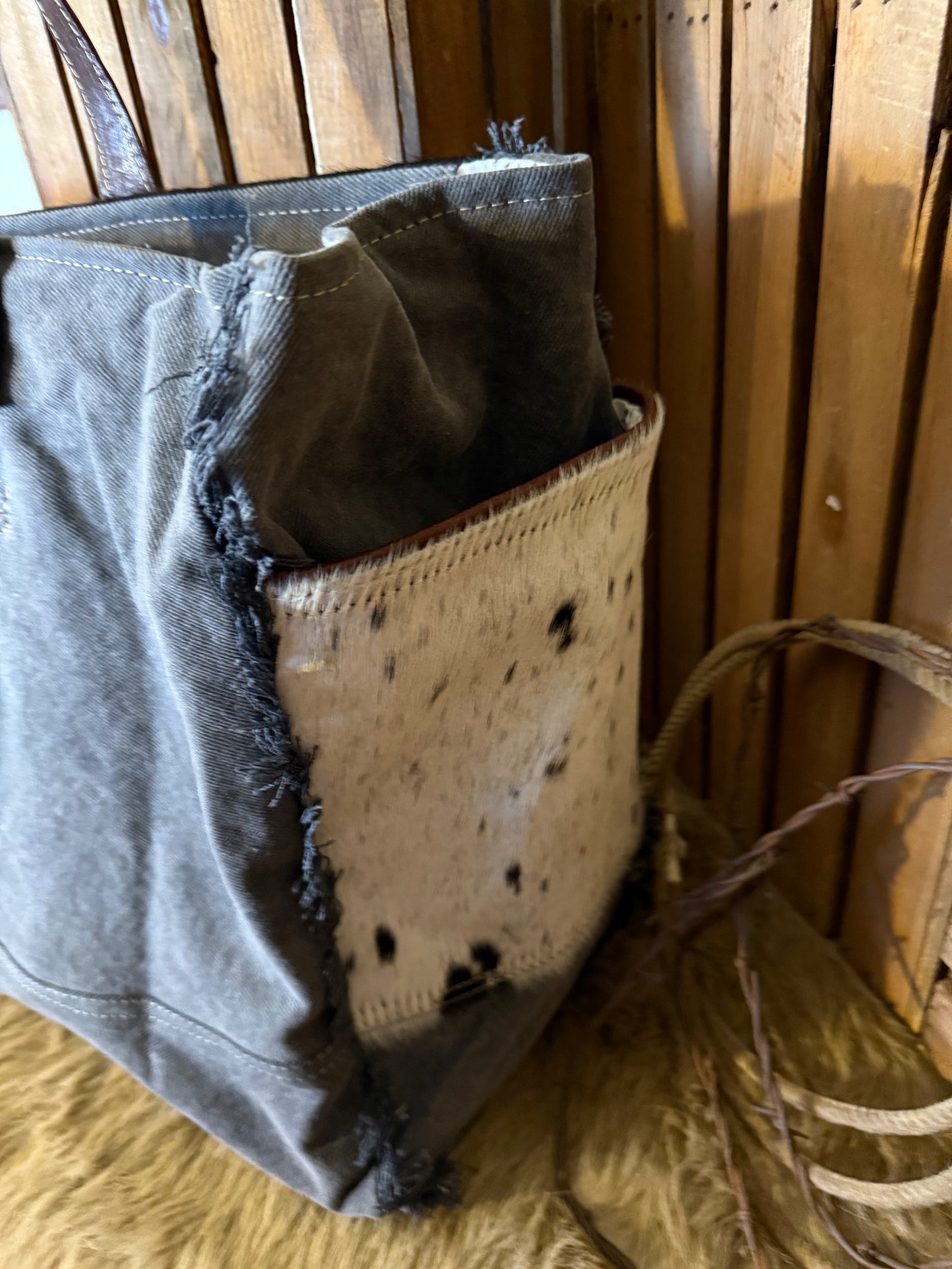 Western Weekender Bag, Cowhide Weekender Bag, Overnight bag, The Cartwright Bag
