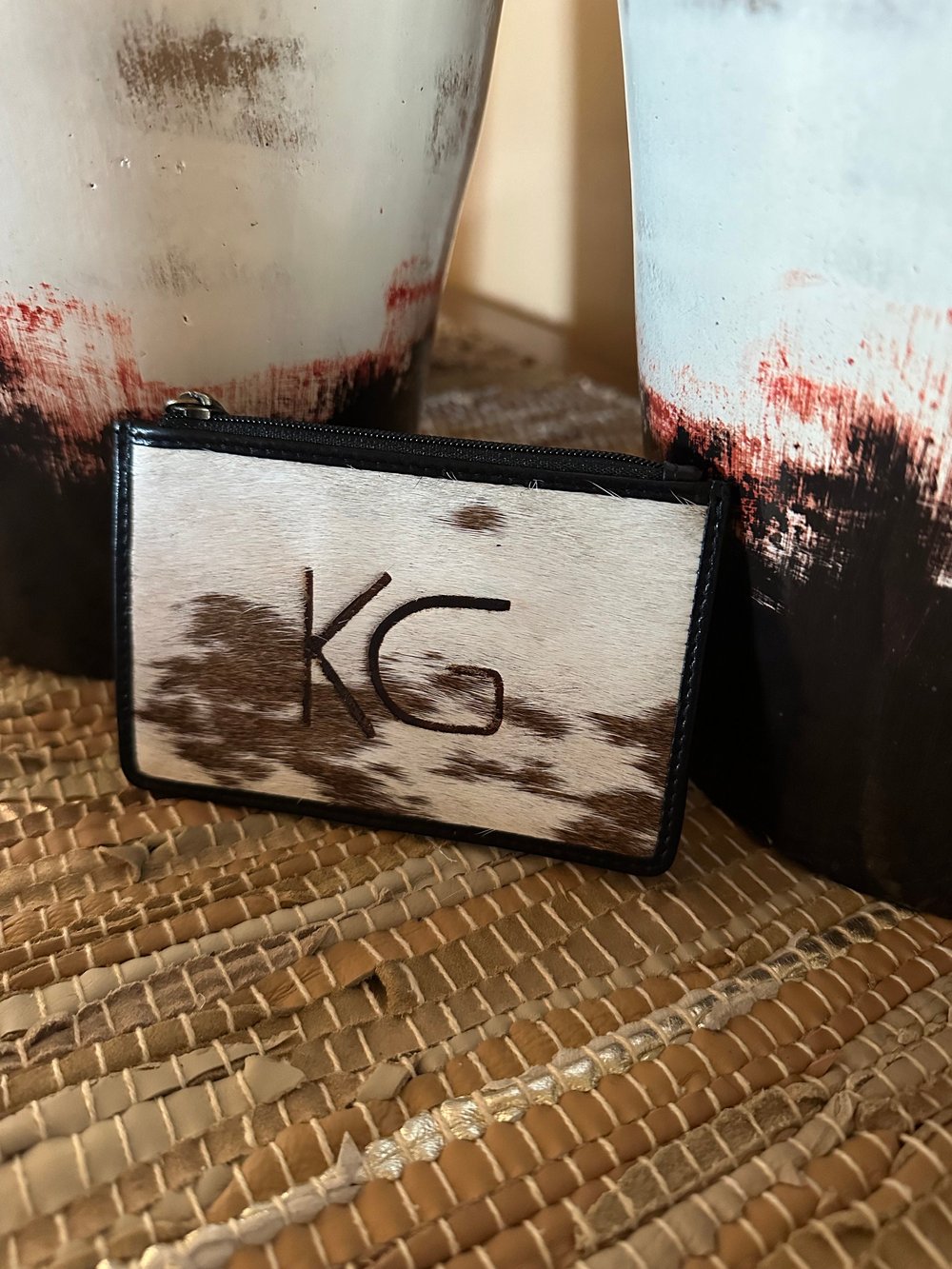 Custom Branded Cowhide Travel Credit Card Wallet with Coin Purse