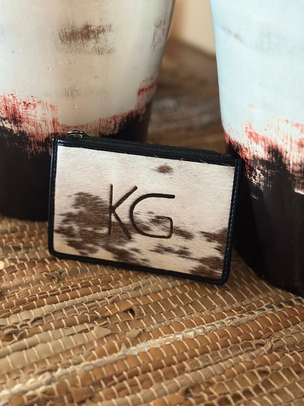 Custom Branded Cowhide Travel Credit Card Wallet with Coin Purse