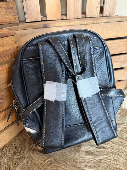 Baby Gift Set: Western Cowhide Tooled Leather Diaper Bag and Baby Blanket, Boy Girl Gift