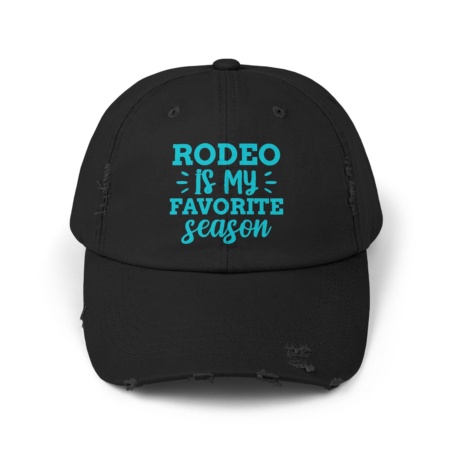 Rodeo Is My Favorite Season Distressed Cap