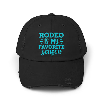 Rodeo Is My Favorite Season Distressed Cap