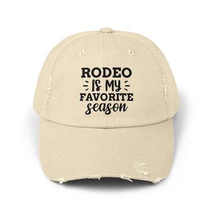 Rodeo Is My Favorite Season Distressed Cap