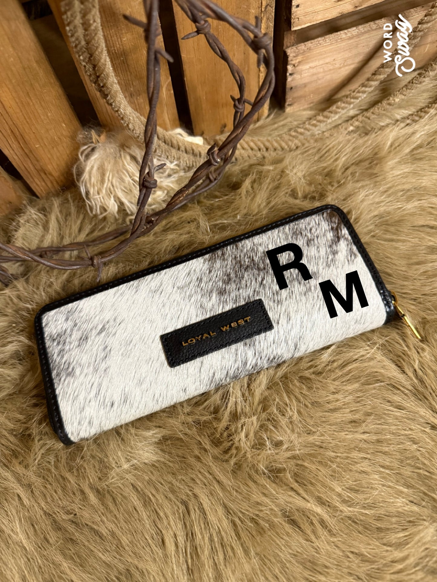 Custom Branded Cowhide Western Jewelry Case