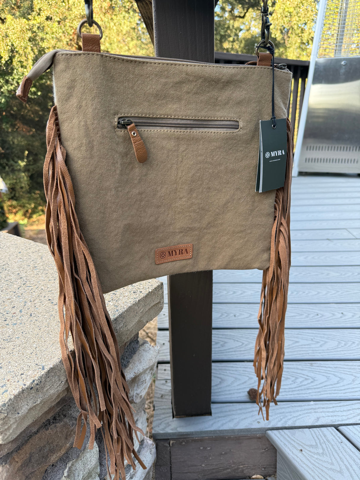 The Tumbleweed Bag, Free Custom Branding, Western Cowhide Crossbody Bag,  Hand Tooled Leather Crossbody Fringe Bag, Crossbody Purse