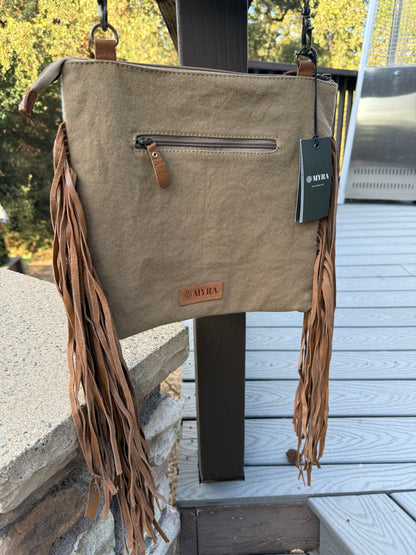 The Tumbleweed Bag, Free Custom Branding, Western Cowhide Crossbody Bag,  Hand Tooled Leather Crossbody Fringe Bag, Crossbody Purse