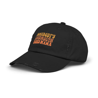 Loudmouth Rodeo Mama Distressed Cap