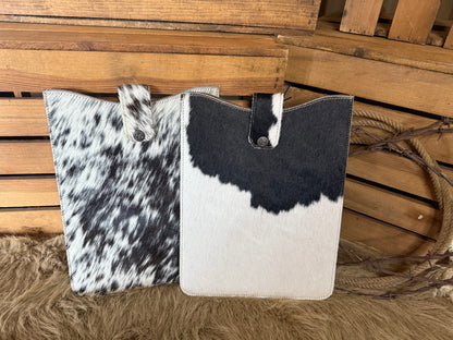 Cowhide IPad Cover, Free Custom Branding