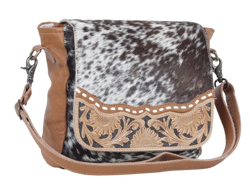 Western Cowhide Conceal and Carry Crossbody Bag, The Magnifique Bag