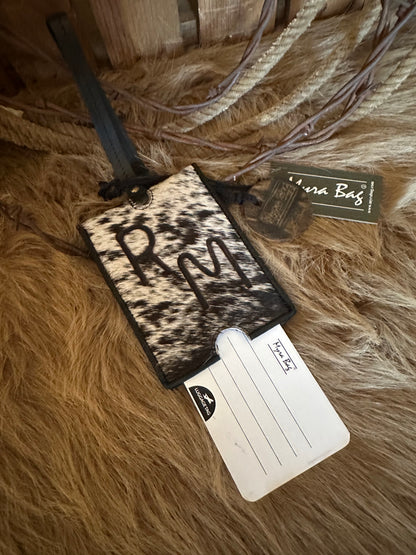 Custom Branded Cowhide Luggage Tag