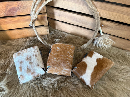 Cowhide Drink Holder, Free Custom Branding, Insulated Beverage Cooler