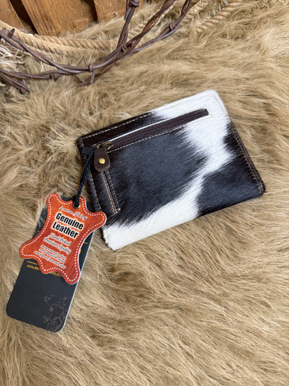 Cowhide Credit Card Wallet, Free Custom Branding