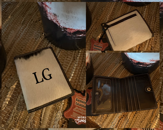 Custom Branded Cowhide Credit Card Wallet