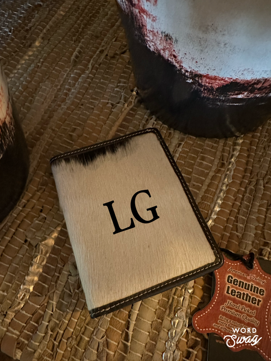 Custom Branded Cowhide Credit Card Wallet