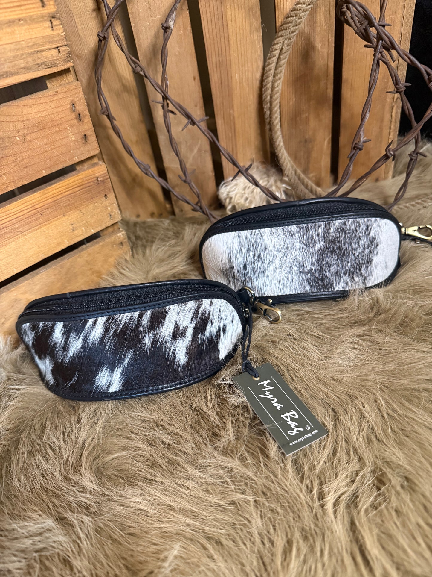 Cowhide Eyeglass and Sunglass Case, Free Custom Branding