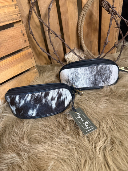 Cowhide Eyeglass and Sunglass Case, Free Custom Branding