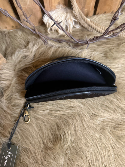 Cowhide Eyeglass and Sunglass Case, Free Custom Branding