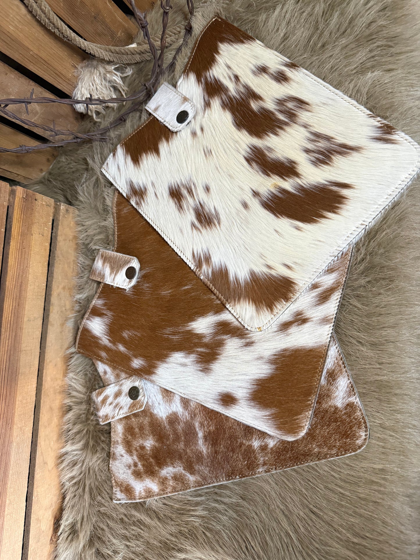 Cowhide IPad Cover, Free Custom Branding