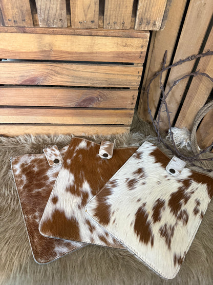 Cowhide IPad Cover, Free Custom Branding