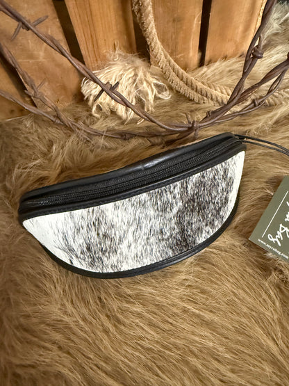 Cowhide Eyeglass and Sunglass Case, Free Custom Branding