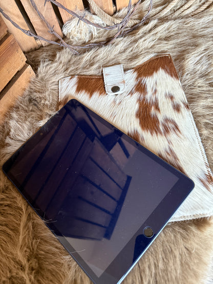 Cowhide IPad Cover, Free Custom Branding