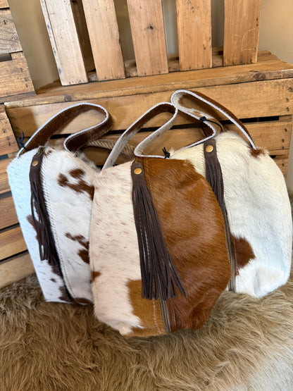Cowhide Shaving Kit / Makeup Bag, Free Custom Branding