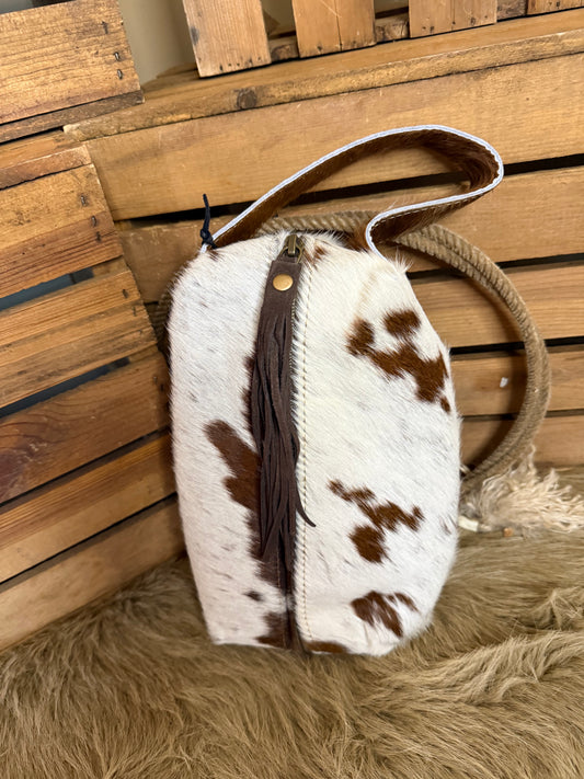 Cowhide Shaving Kit / Makeup Bag, Free Custom Branding