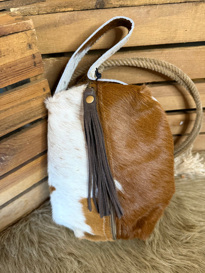 Cowhide Shaving Kit / Makeup Bag, Free Custom Branding