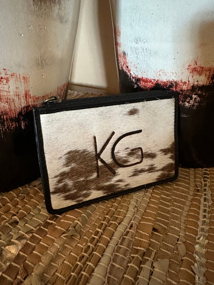 Custom Branded Cowhide Travel Credit Card Wallet with Coin Purse