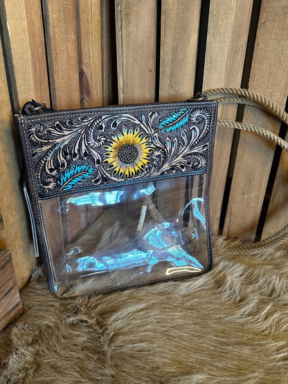 Clear Crossbody Concert  Bag, The Aloha Bag