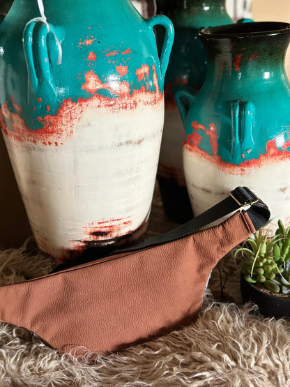 Custom Branded Cowhide Western Sling Bag, The Yellowstone Bag